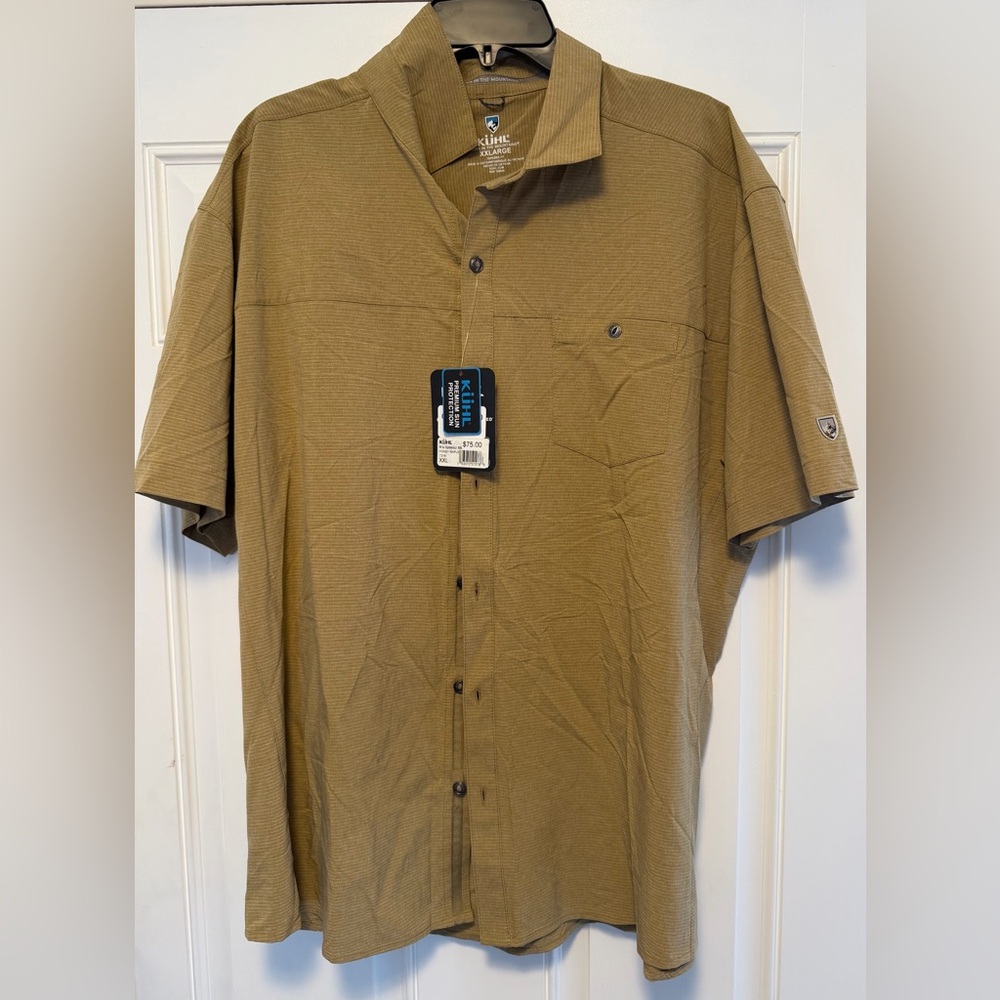 Kuhl men’s xxl s/s button down shirt- nwt